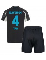 Bayer Leverkusen Jonathan Tah #4 Kolmaspaita Lasten 2024-25 Lyhythihainen (+ shortsit)